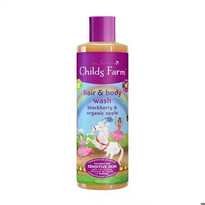 Детский шампунь и гель для душа Childs Farm с ежевикой и органическим яблоком, 250 мл