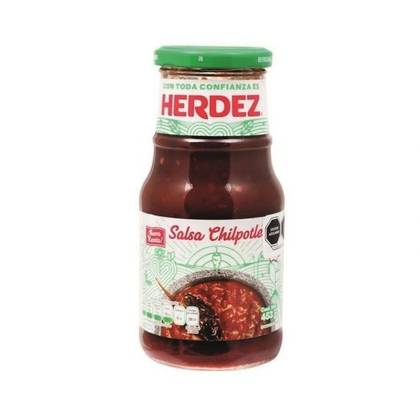 Salsa Chipotle Glass 453g Herdez