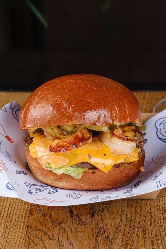 Burger Surf'n'Turf