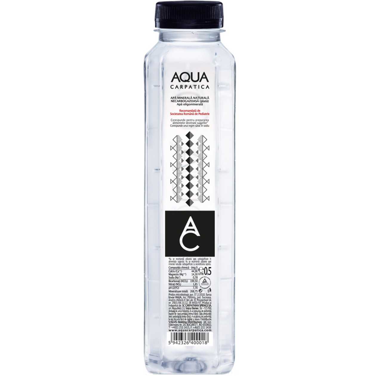 Aqua Carpatica Necarbogazoasa 0.5L
