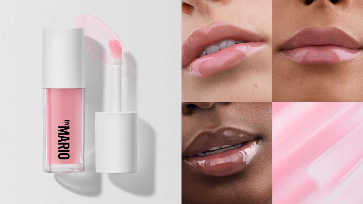 BY MARIO  LIP GLOSS ROSEWATER WITHOUT BOX FROM GIFT SET  6028