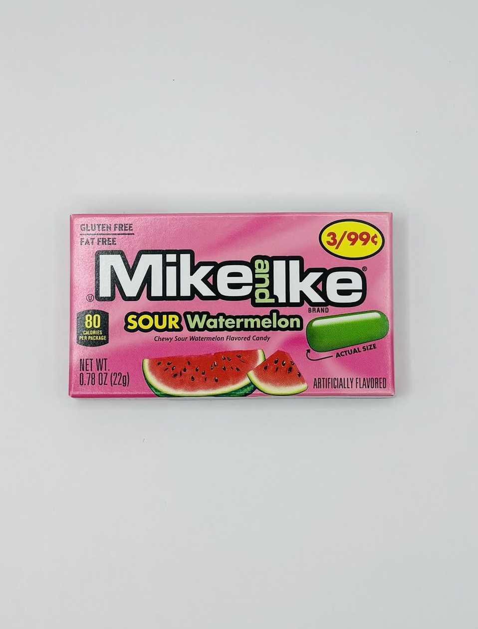 MIKE AND IKE SOURE WATER MELON