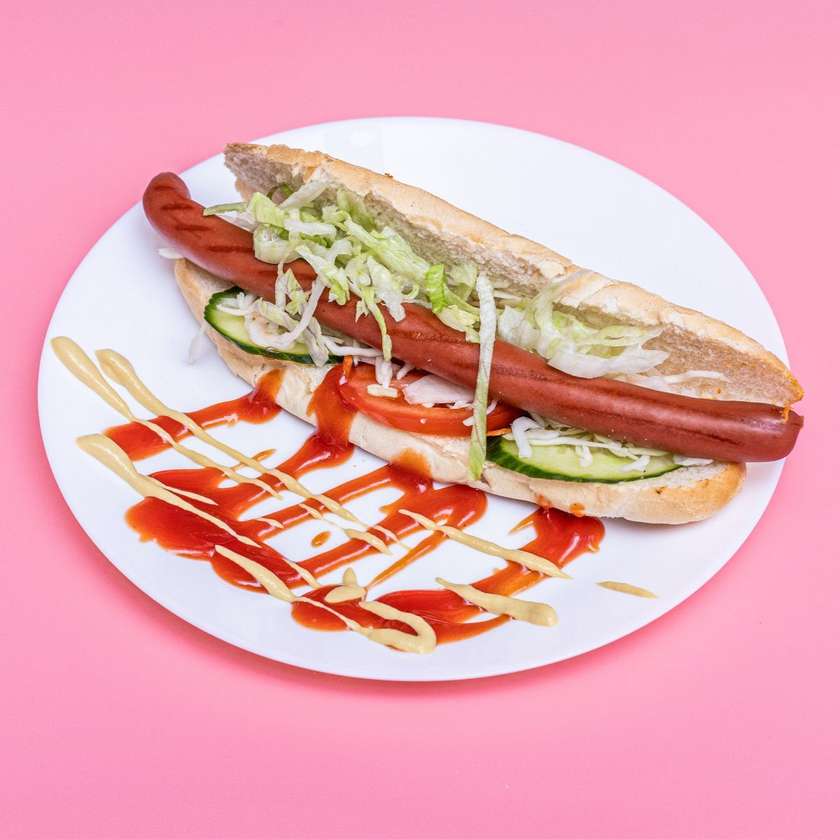 Hot Dog Chicago with Cheese