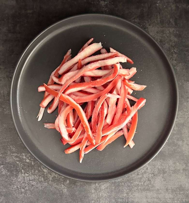Squid Fillet with Dried Crab