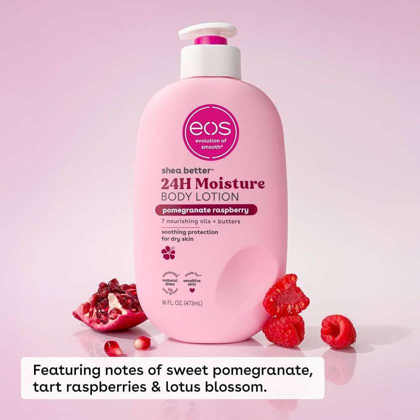 Eos 24h Moisture Body Lotion Pomegranate Raspberry