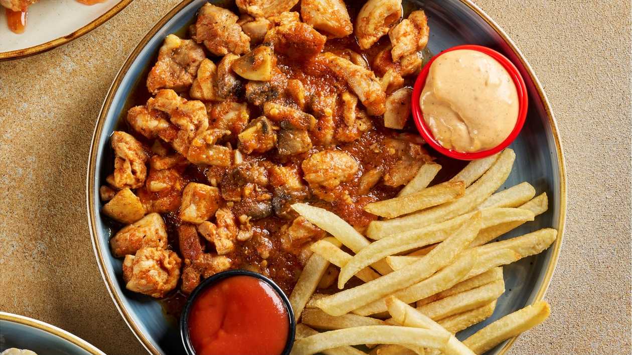 Chicken with peri peri sauce