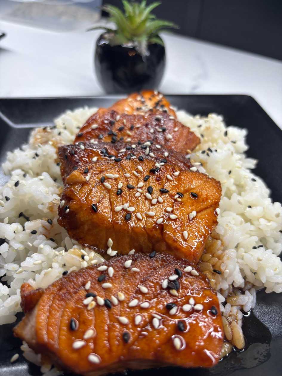 Salmon Teppan