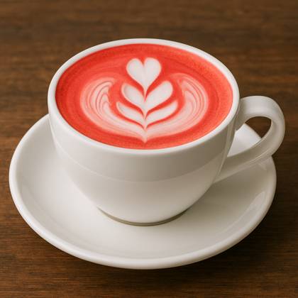 Red velvet latte