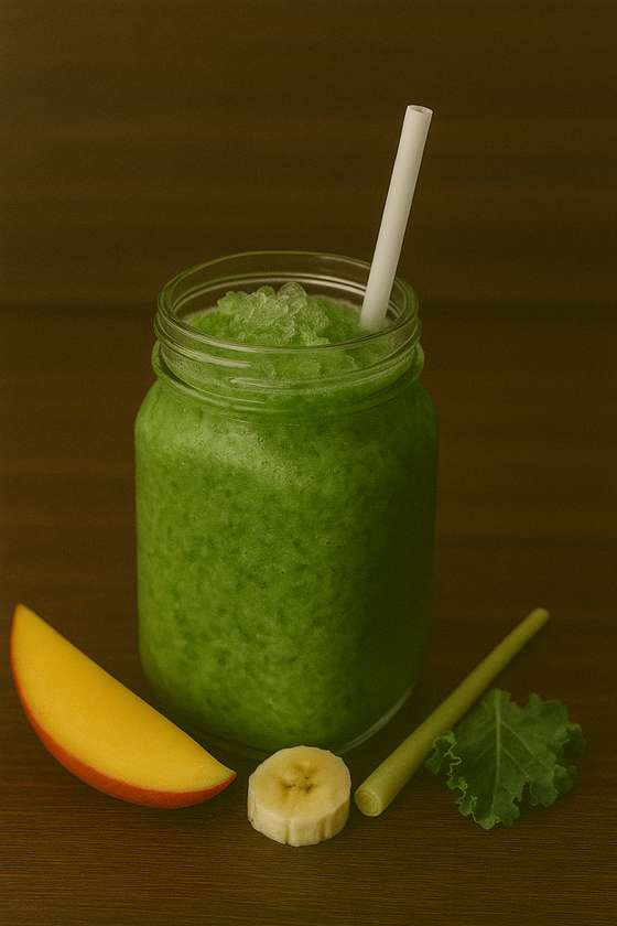 Smoothie fructe - kale kick