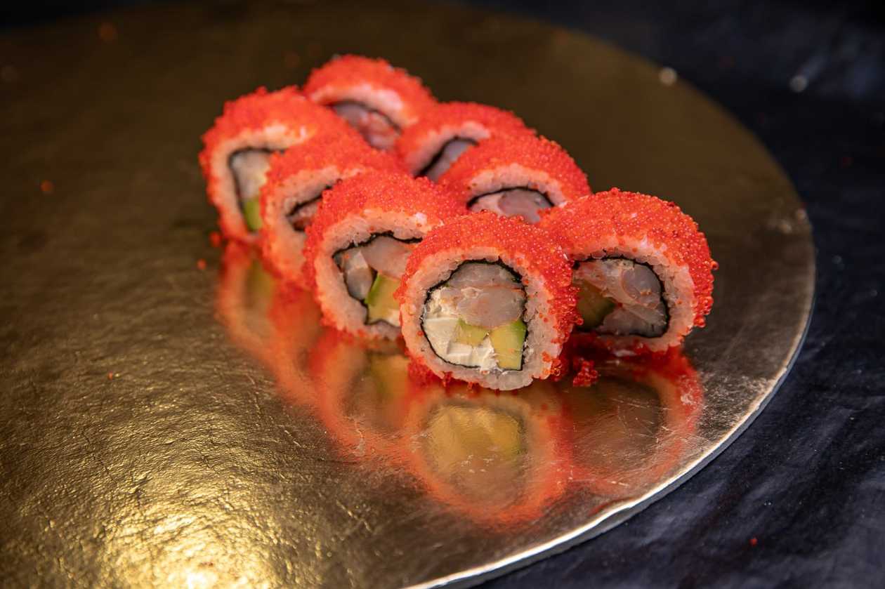 Kalifornia w Tobiko z krewetką