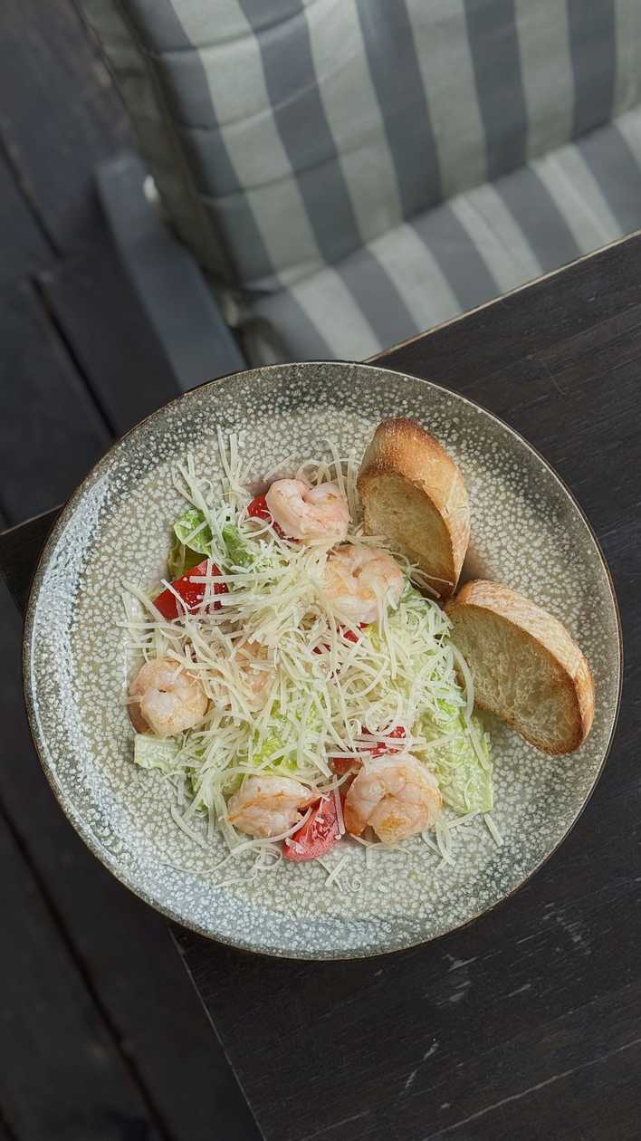 Caesar with Shrimp