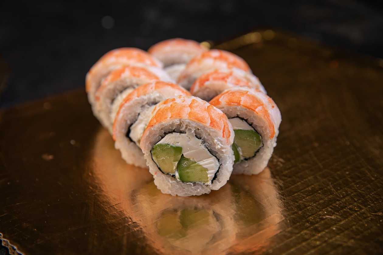 Philadelphia z krewetką