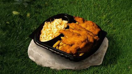 Homemade Crispy Chicken Box - preparat picant