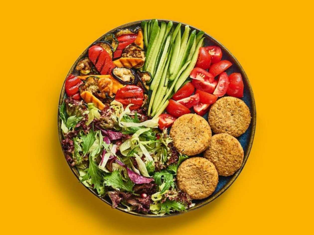 Vegetariánský  bowl s falafelem