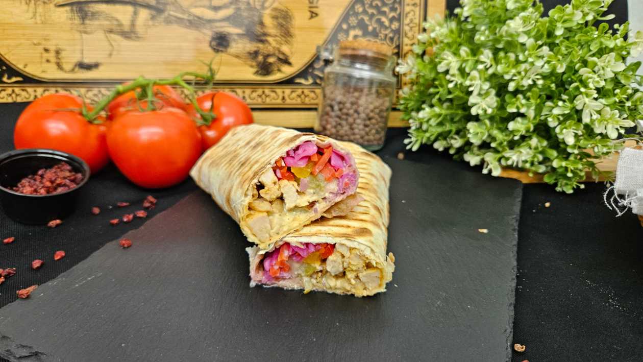 Kebab with chicken breast