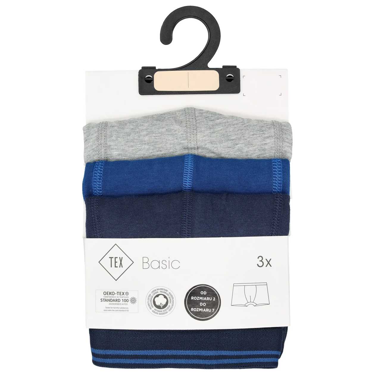 TEX Men's boxer shorts 3 pieces S