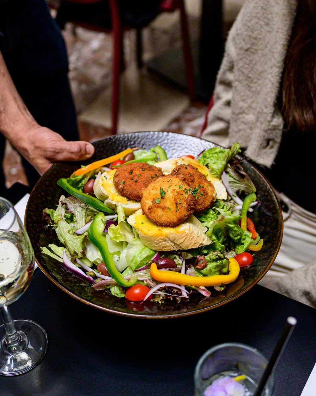 Deep-fried Gozo Cheese Salad