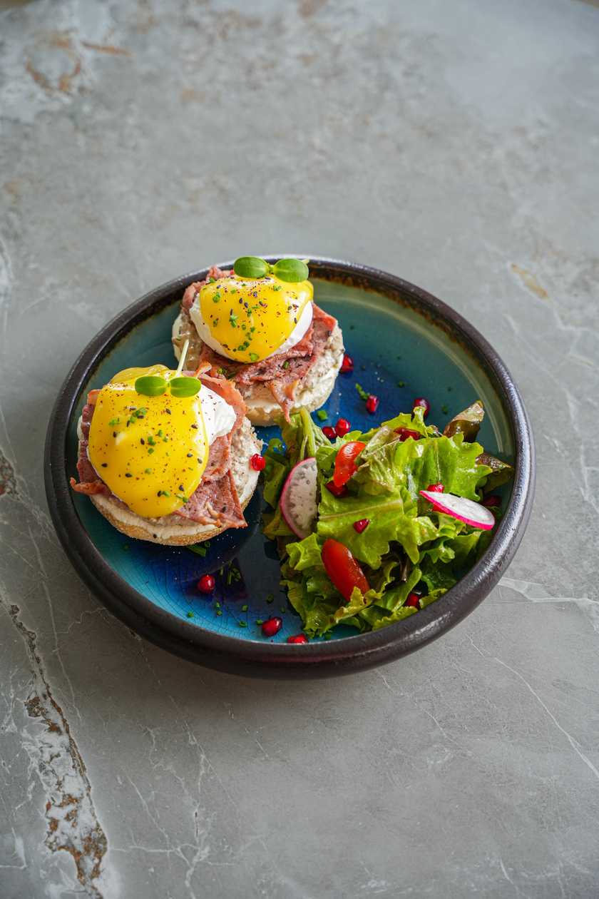 Mushroom Earthy Benedict