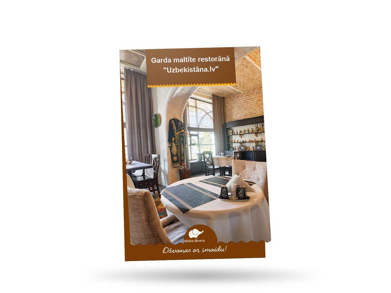 A Delicious Meal at the Restaurant "Uzbekistana.lv"