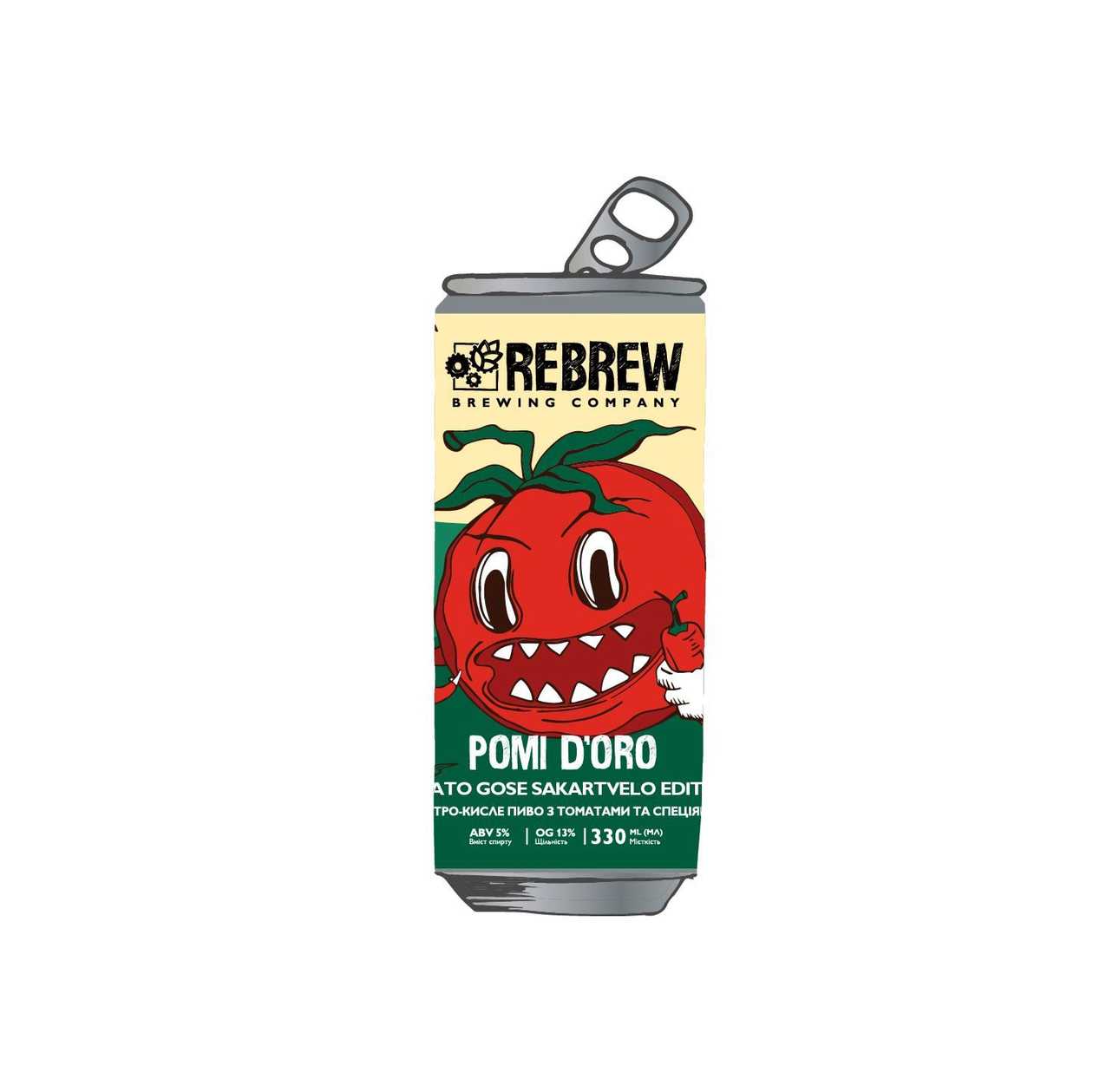 Pomi D’Oro Tomato Gose. Sakartvelo Edition 0.33L