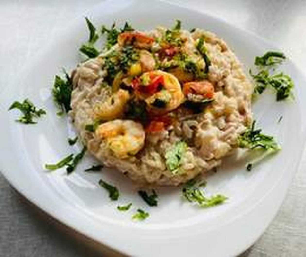 Creveți cu Orez Sălbatic