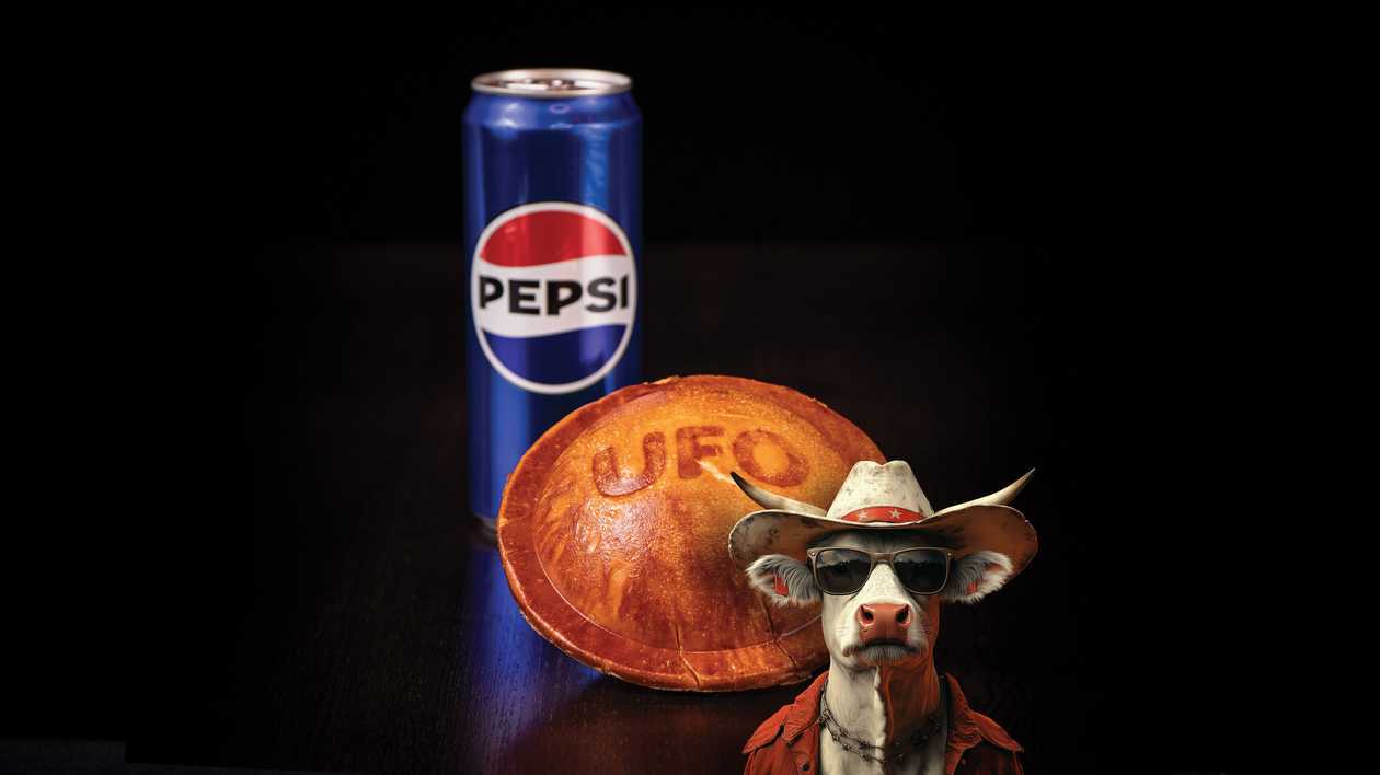 Combo Burger UFO Beef + Pepsi