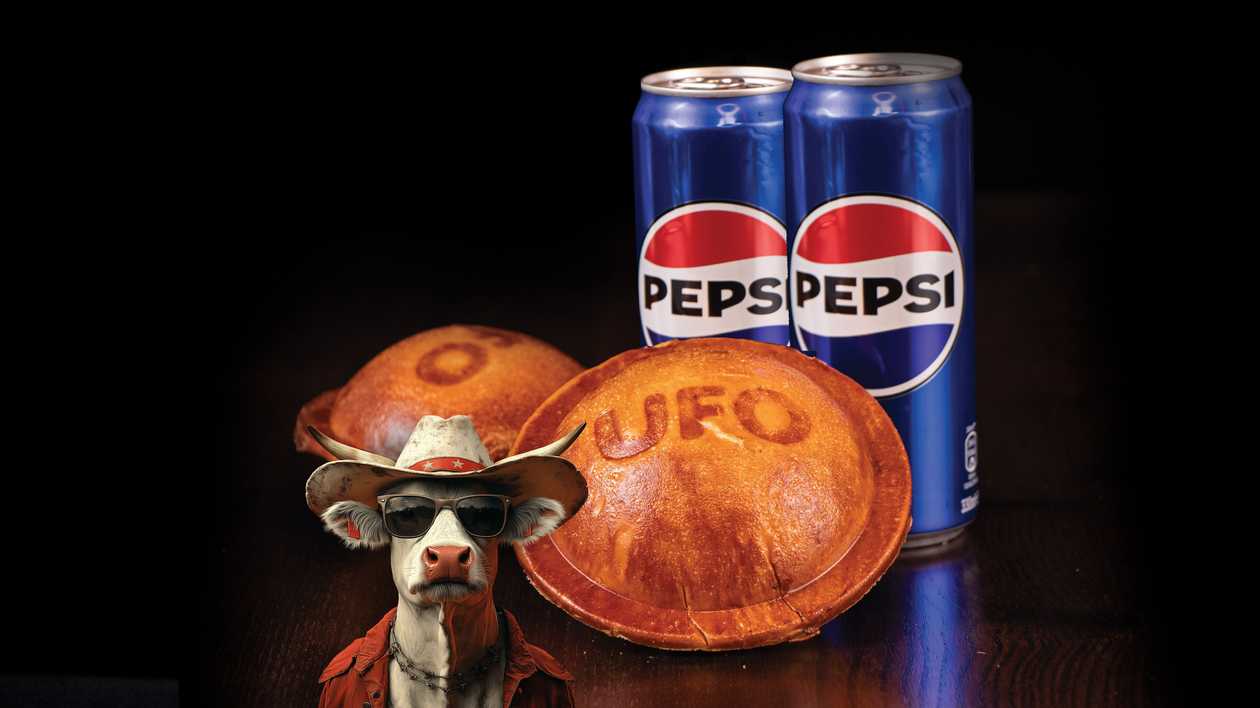 2 x Burgeri UFO cu Pulled BEEF + Pepsi