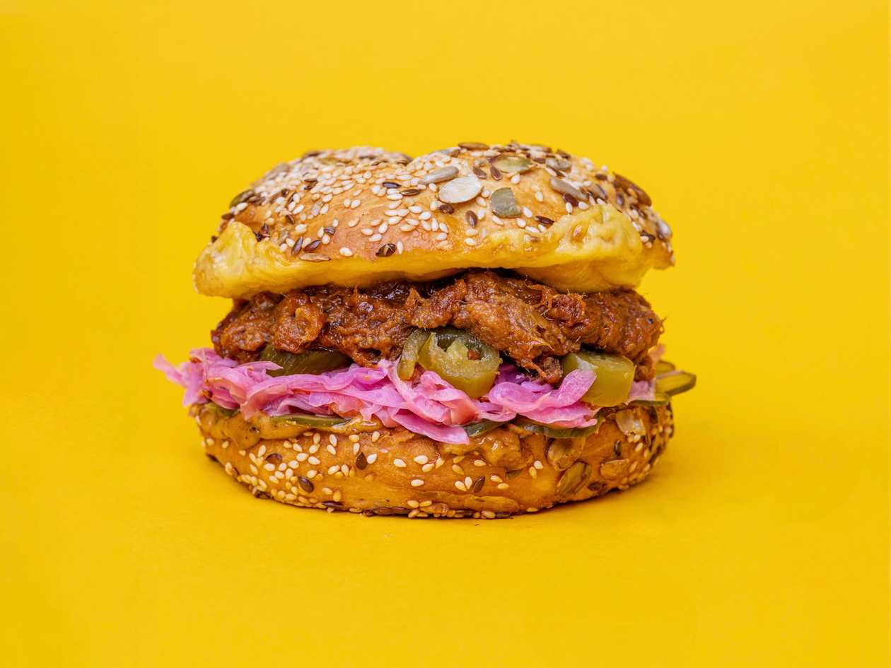 Pulled pork bagel 🌶