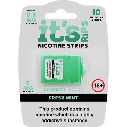It's RIPS Nicotine Strips Fresh Mint 0.5mg