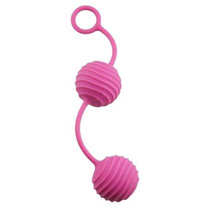Neon Pink Silicone Love Balls