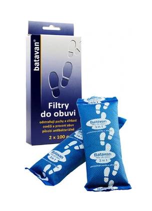 BATAVAN 3IN1 SHOE DEODORIZER 2X100 g