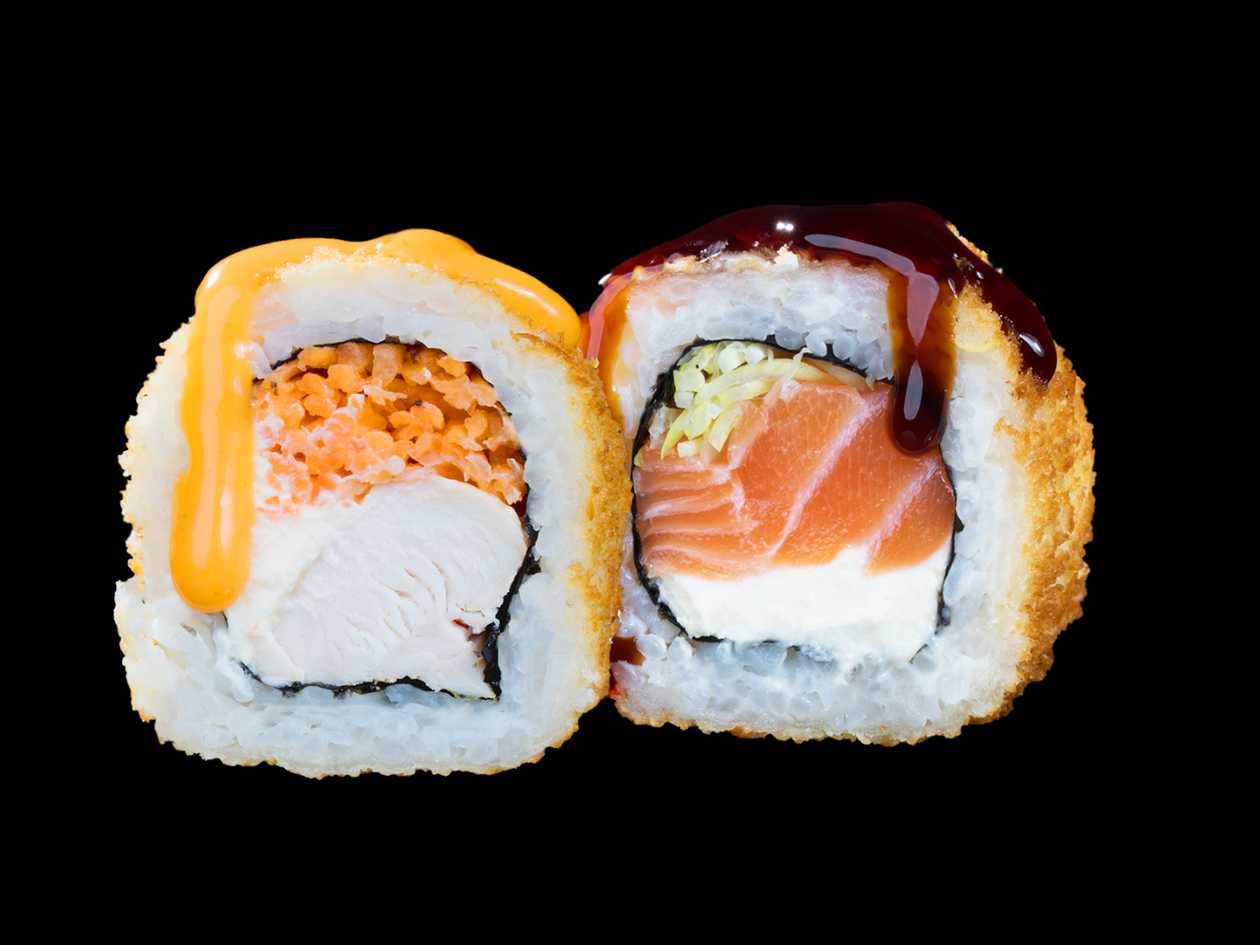 Kana tempura(10tk)+Lõhe tempura(10tk)