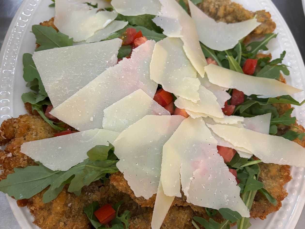 Big beef schnitzel