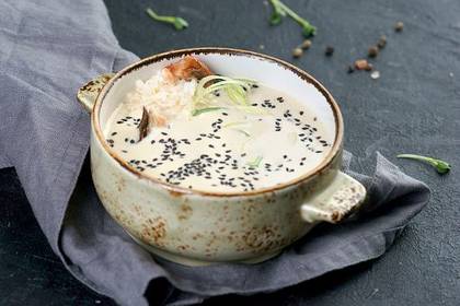 707.Сливочный суп с угрем