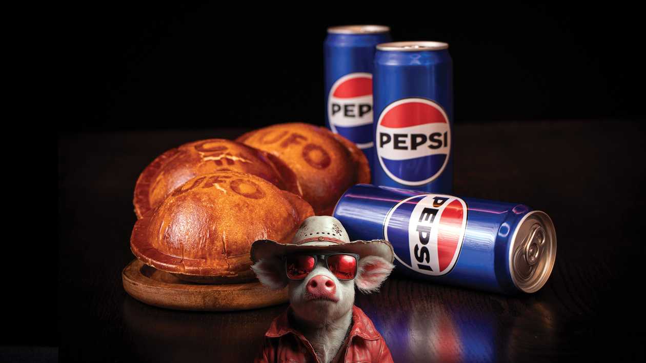 3 x Burgeri UFO cu Pulled PORK + Pepsi