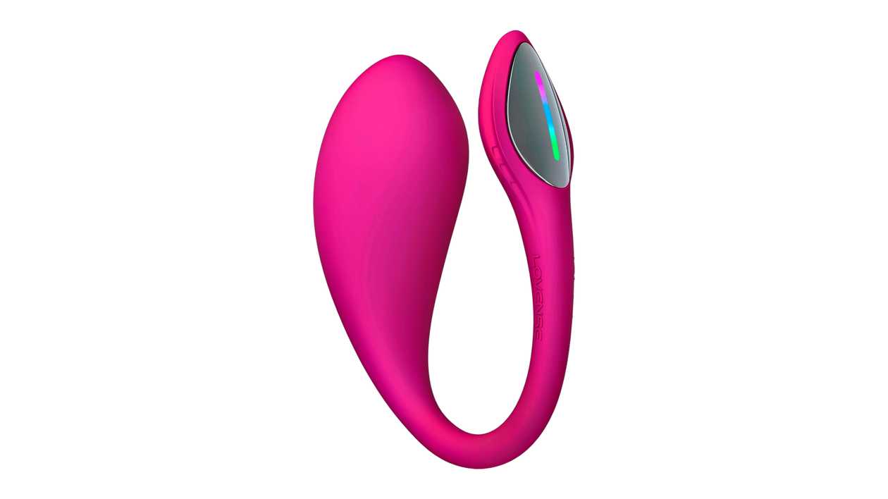 Lovense Lush 4 app-controlled G-spot egg vibrator