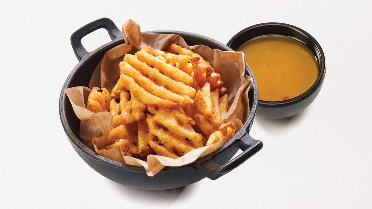 Waffle fries