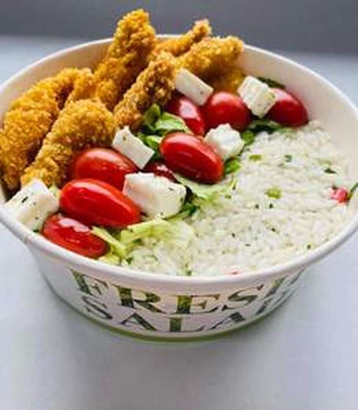 Salată Orez cu Grujoane de Pui