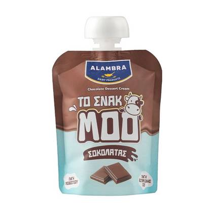 Επιδόρπιο γιαούρτι σοκολάτας Alambra MOO 80g