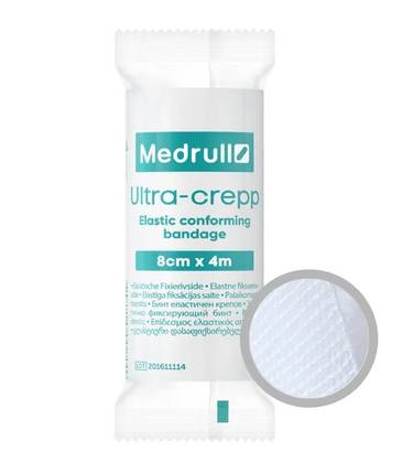 Medrull Ultra-crepp Elastic Bandage Sterile 8cmx4m
