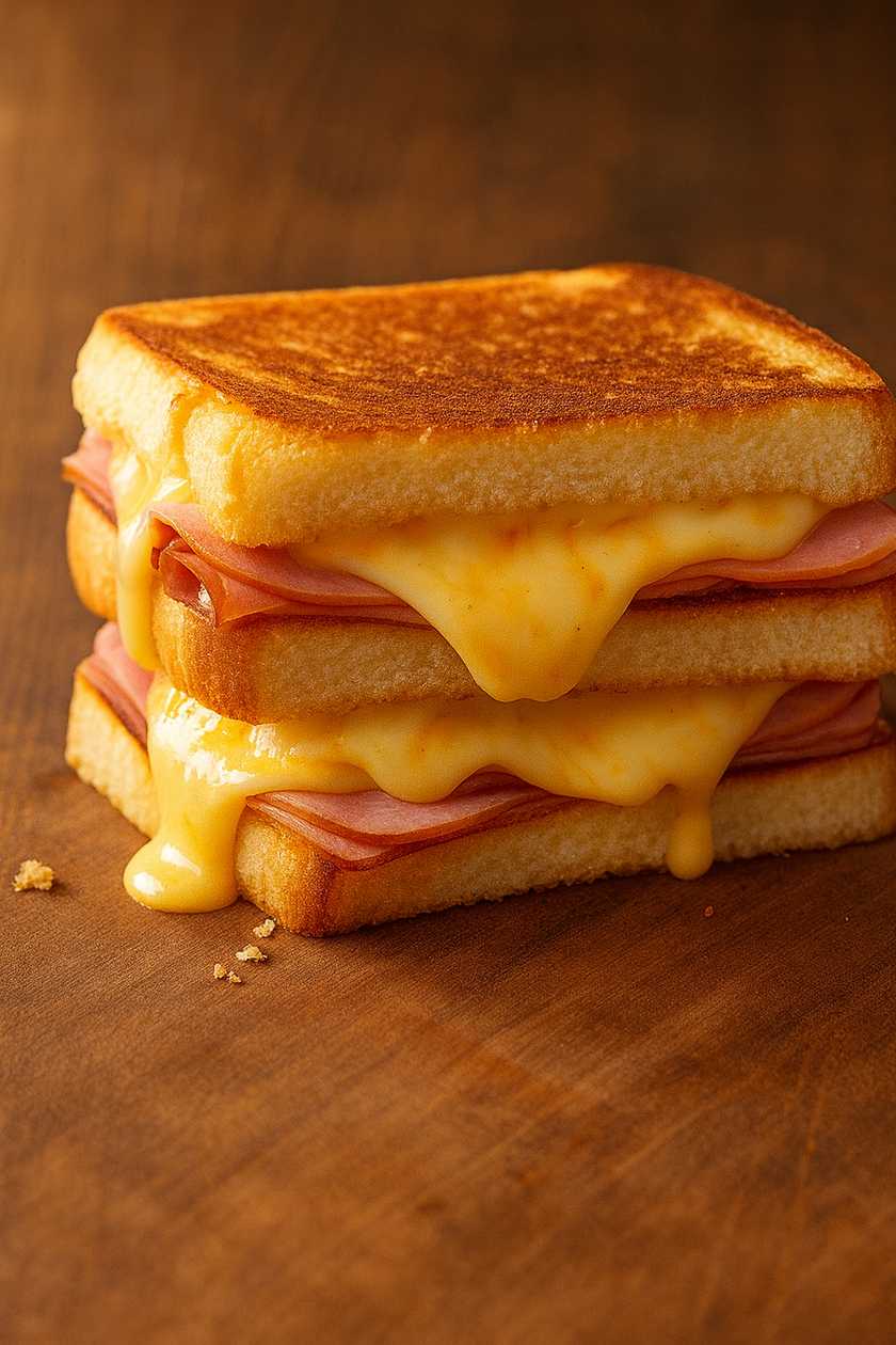 ARDYS - Grilled Ham and Cheese Sandwich (Melty & Cheesy)