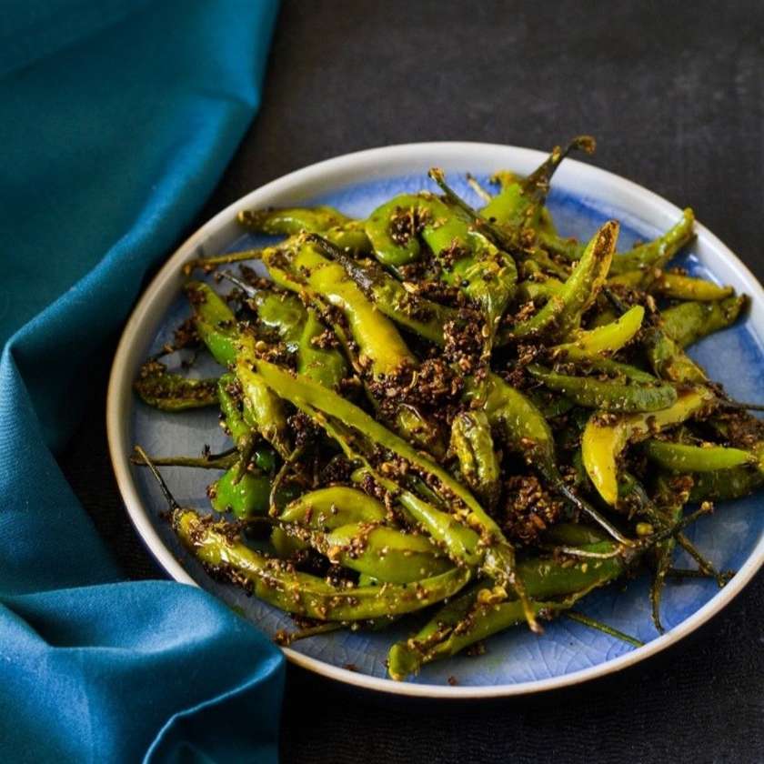 Fried Green Chilis