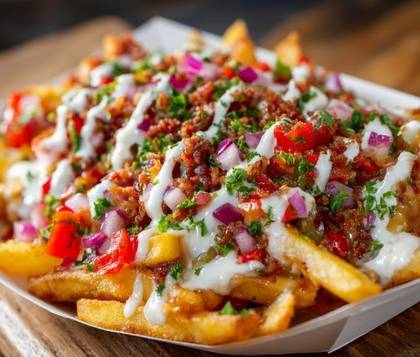 Loaded fries Veggie
