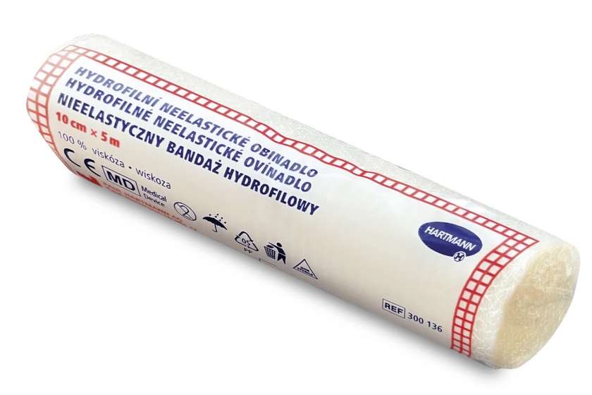 Hartmann Hydrophilic Non-Elastic Bandage 10cmx5m 1pc