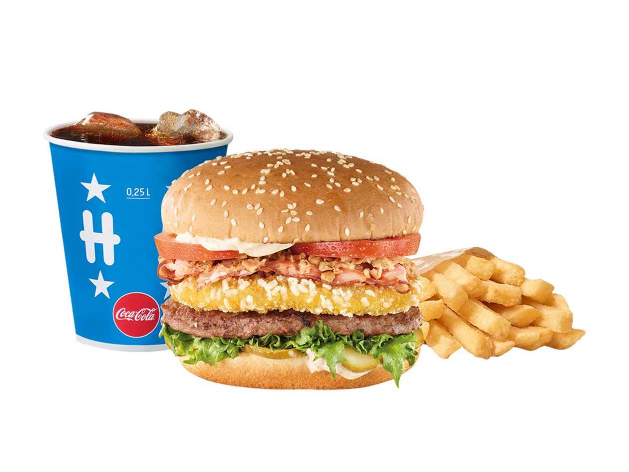 Burgera ar gailenēm komplekts