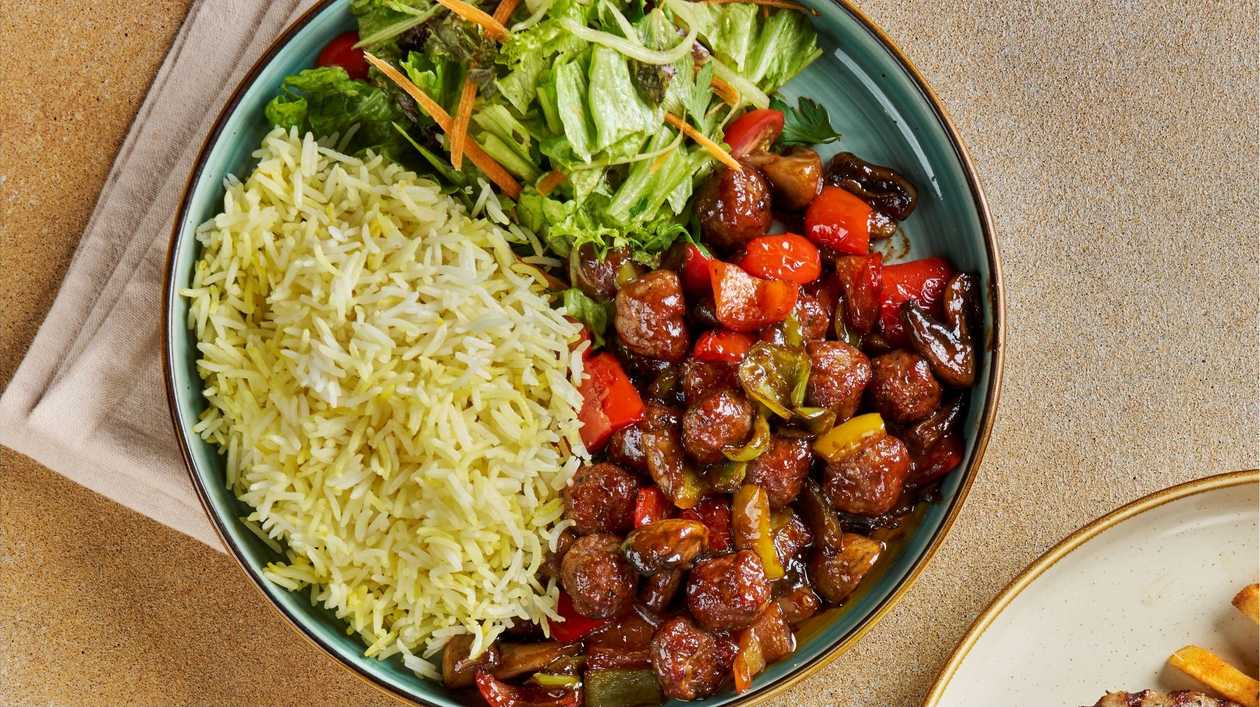 Barbekü souslu Köftə