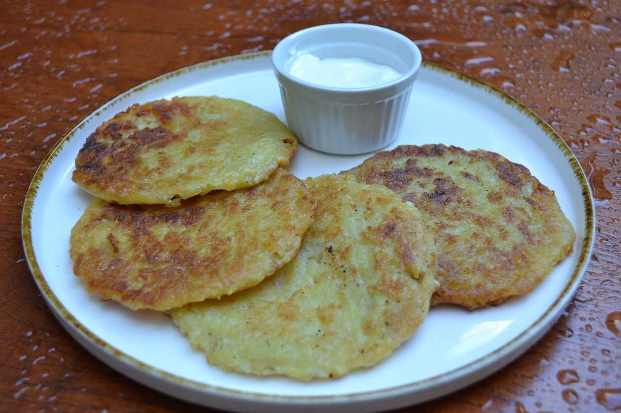 Potato Pancakes with Mushrooms