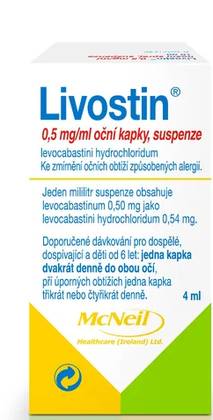 Livostin 0.5 mg/ml Eye Drops
