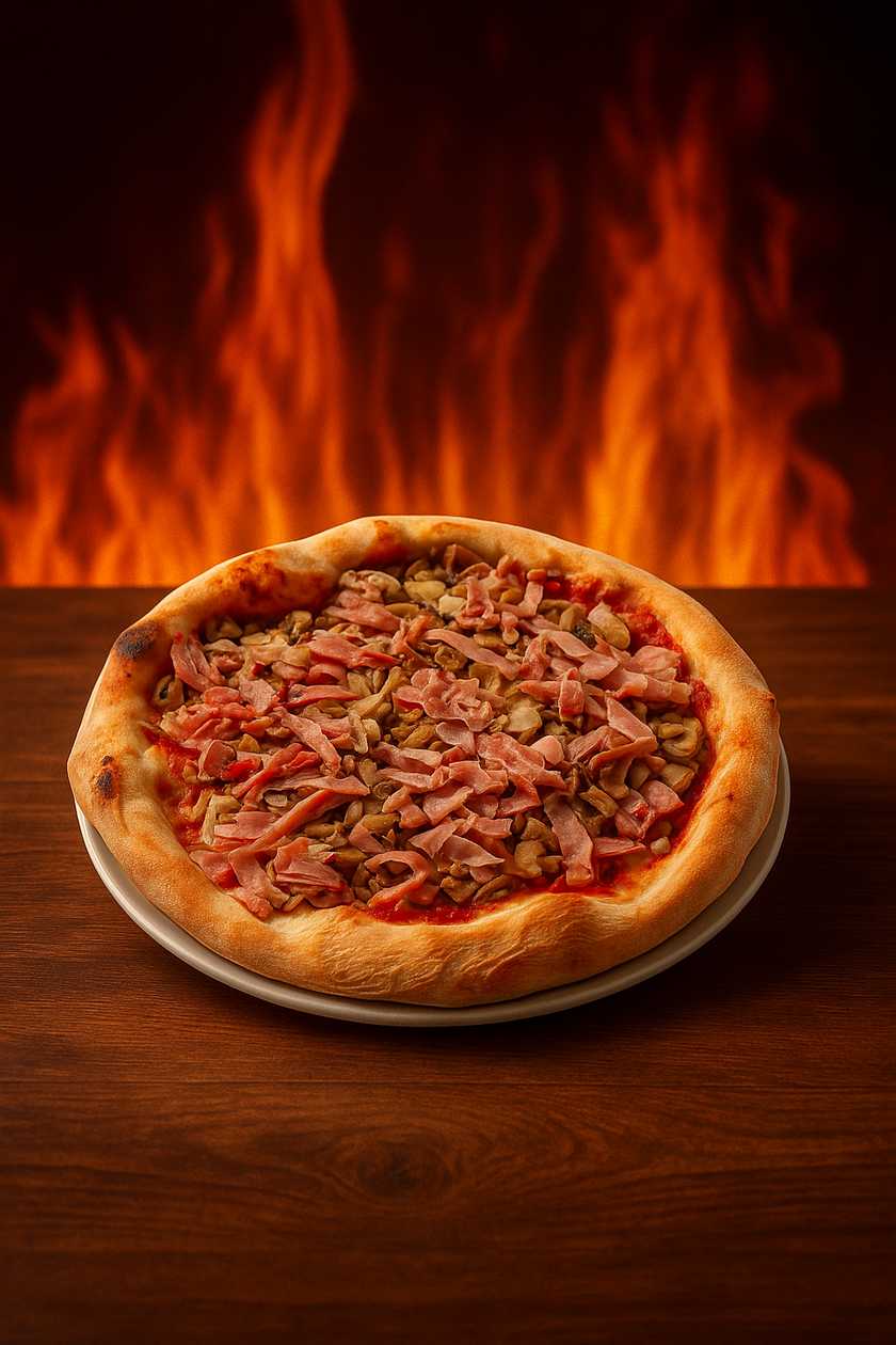 Prosciutto e Funghi Pizza
