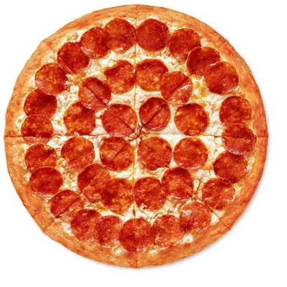 Double Pepperoni Medie Subțire